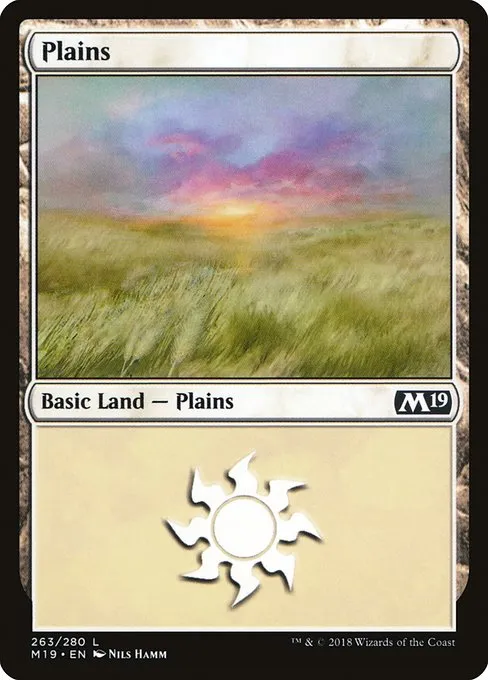 Plains · Core Set 2019 263/314