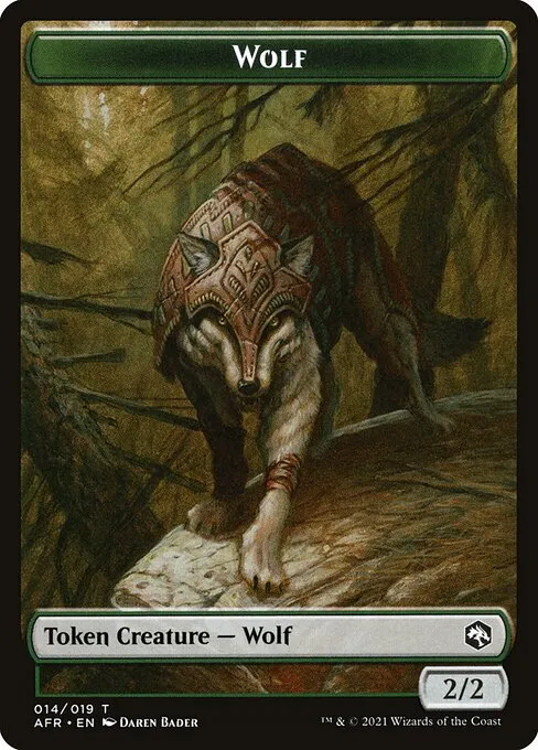Wolf · Adventures in the Forgotten Realms Tokens 14/22