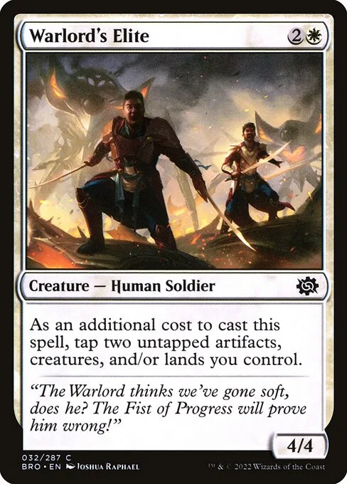 Warlord's Elite · The Brothers' War 32/399