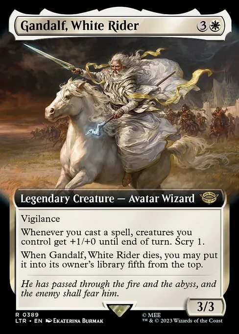 Gandalf, White Rider · The Lord of the Rings: Tales of Middle-earth 389/856
