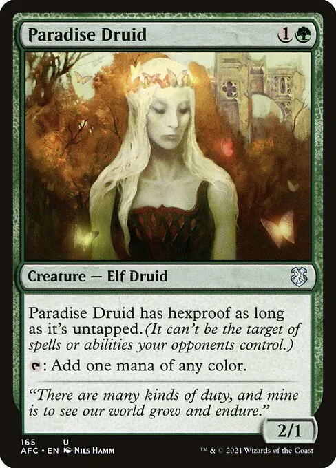 Paradise Druid · Forgotten Realms Commander 165/331