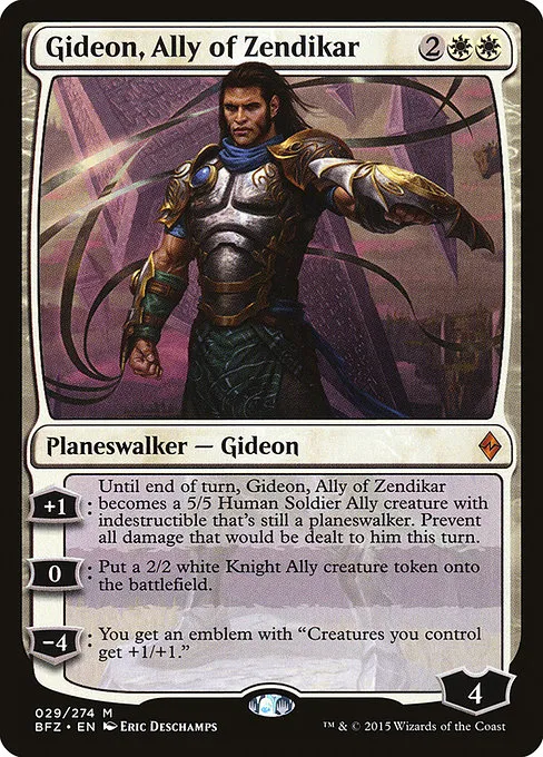 Gideon, Ally of Zendikar · Battle for Zendikar 29/299