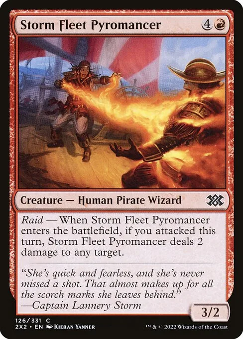 Storm Fleet Pyromancer · Double Masters 2022 126/579