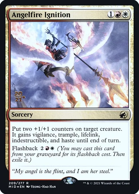 Angelfire Ignition · Innistrad: Midnight Hunt Promos 209s/155