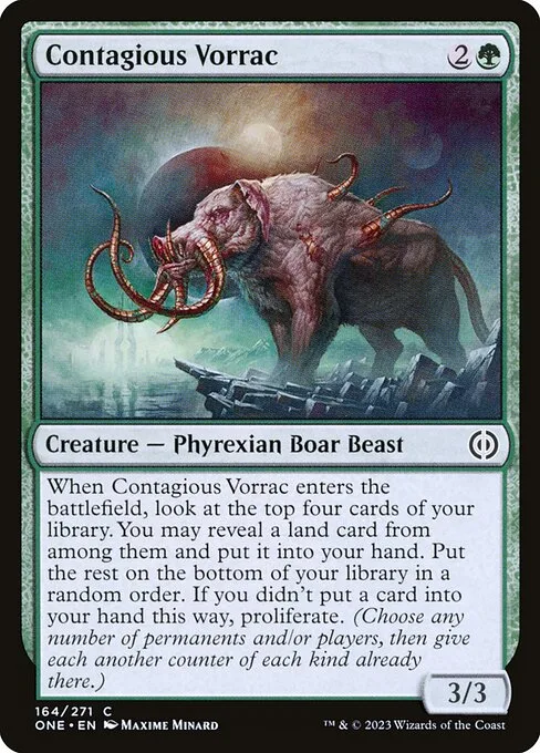 Contagious Vorrac · Phyrexia: All Will Be One 164/479