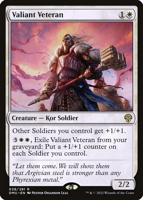 Valiant Veteran · Dominaria United 38/453