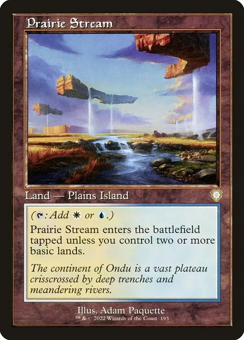 Prairie Stream · The Brothers' War Commander 193/209