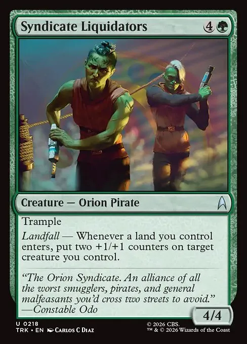 Syndicate Liquidators · Star Trek 218