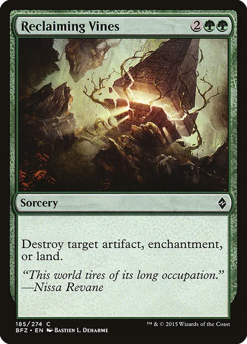 Reclaiming Vines · Battle for Zendikar 185/299