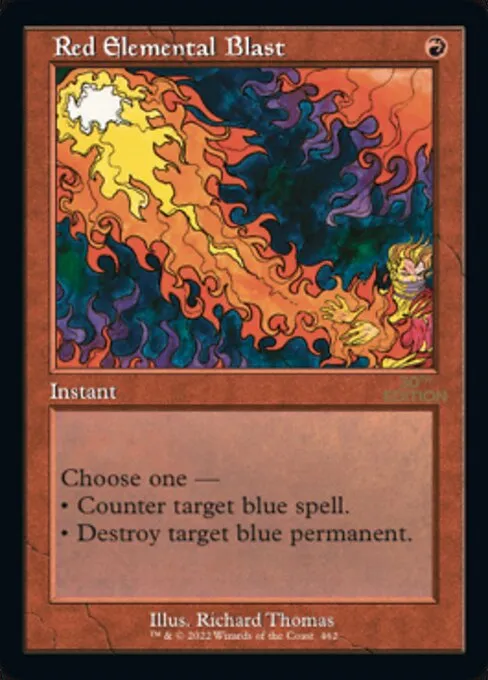 Red Elemental Blast · 30th Anniversary Edition 462/594
