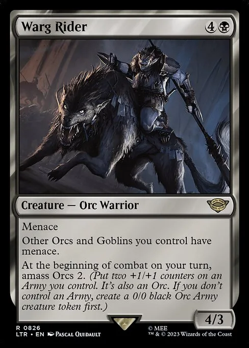Warg Rider · The Lord of the Rings: Tales of Middle-earth 826/856