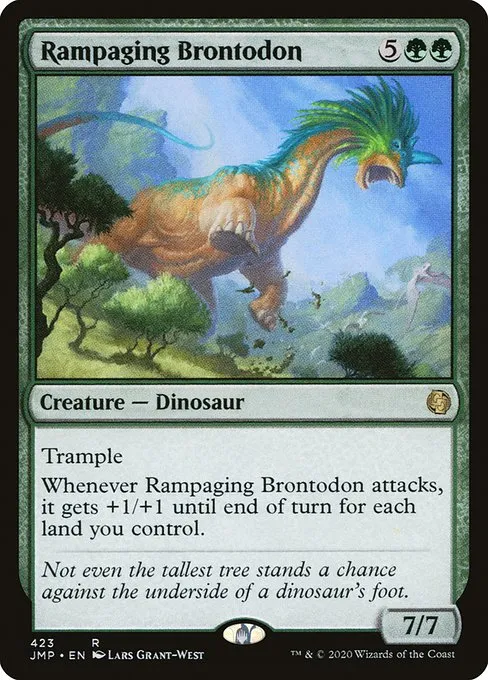 Rampaging Brontodon · Jumpstart 423/497