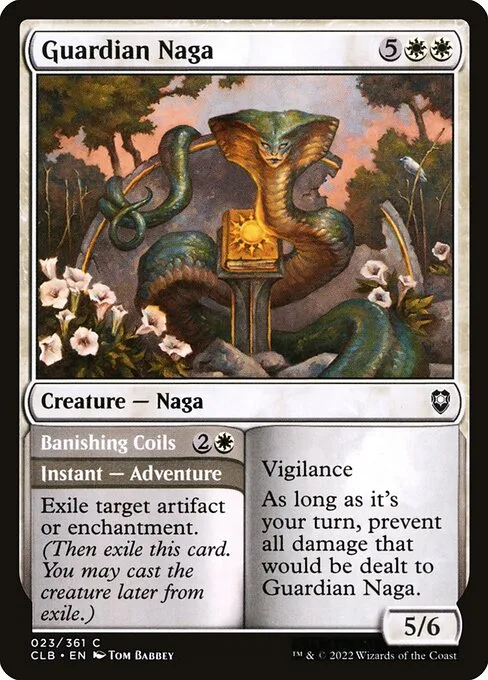 Guardian Naga // Banishing Coils · Commander Legends: Battle for Baldur's Gate 23/936