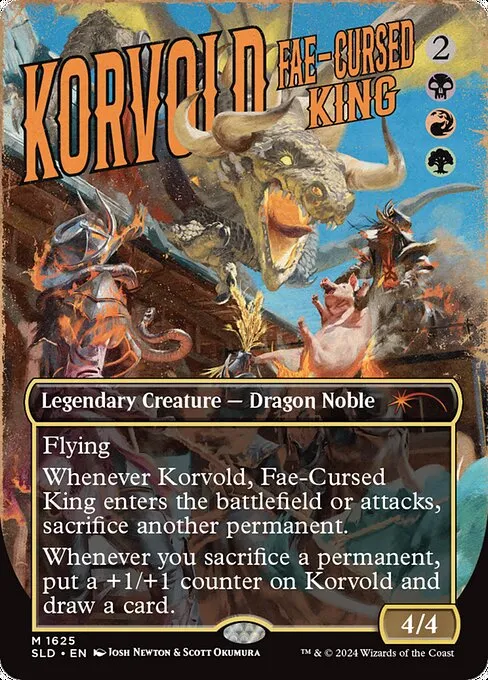 Korvold, Fae-Cursed King · Secret Lair Drop 1625/2547