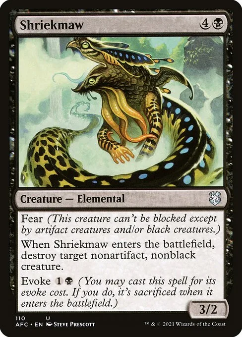 Shriekmaw · Forgotten Realms Commander 110/331
