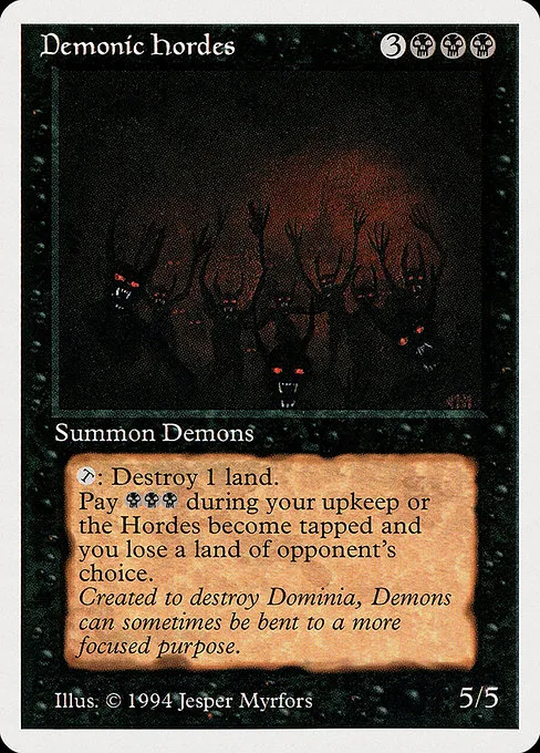 Demonic Hordes · Summer Magic / Edgar 104/306