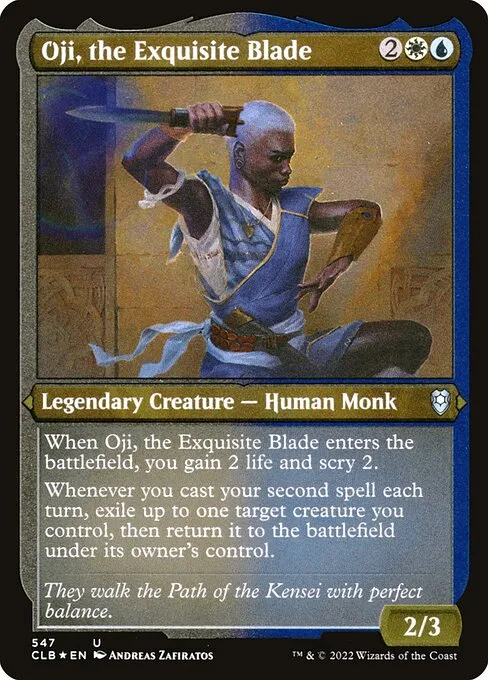 Oji, the Exquisite Blade · Commander Legends: Battle for Baldur's Gate 547/936