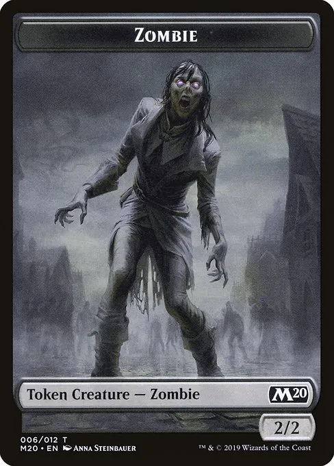 Zombie · Core Set 2020 Tokens 6/12