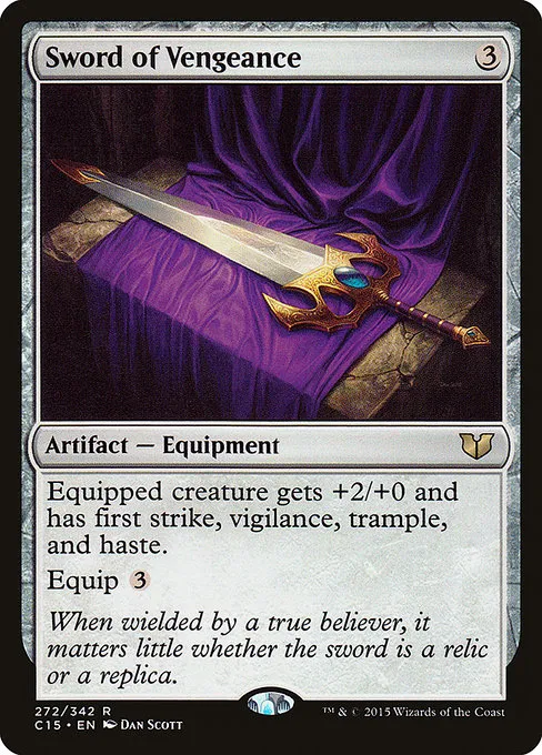 Sword of Vengeance · Commander 2015 272/342