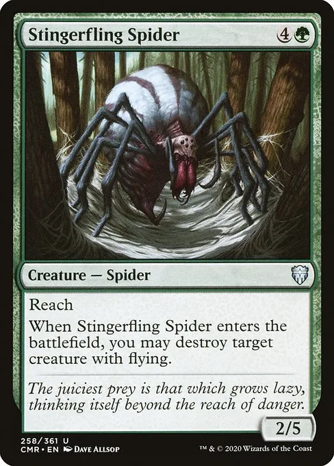 Stingerfling Spider · Commander Legends 258/718
