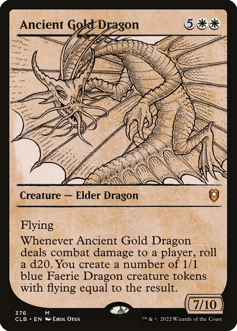 Ancient Gold Dragon · Commander Legends: Battle for Baldur's Gate 376/936