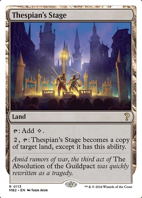 Thespian's Stage · Mystery Booster 2 113/385