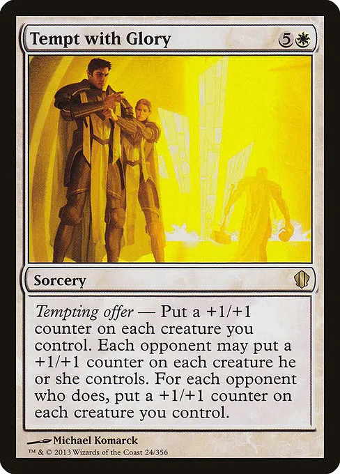 Tempt with Glory · Commander 2013 24/356