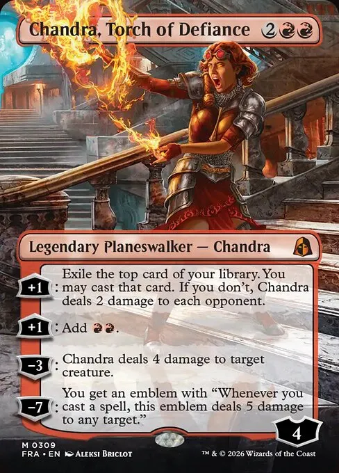Chandra, Torch of Defiance · Reality Fracture 309/7