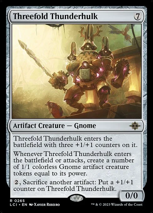 Threefold Thunderhulk · The Lost Caverns of Ixalan 265/416