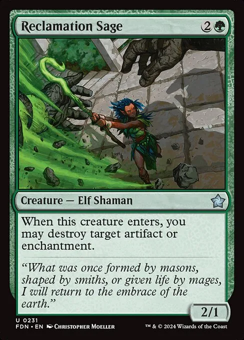 Reclamation Sage · Foundations 231/771