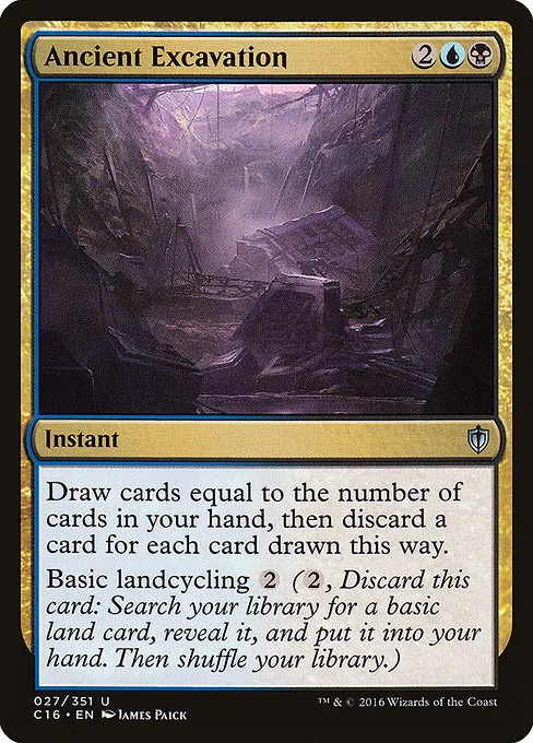 Ancient Excavation · Commander 2016 27/351