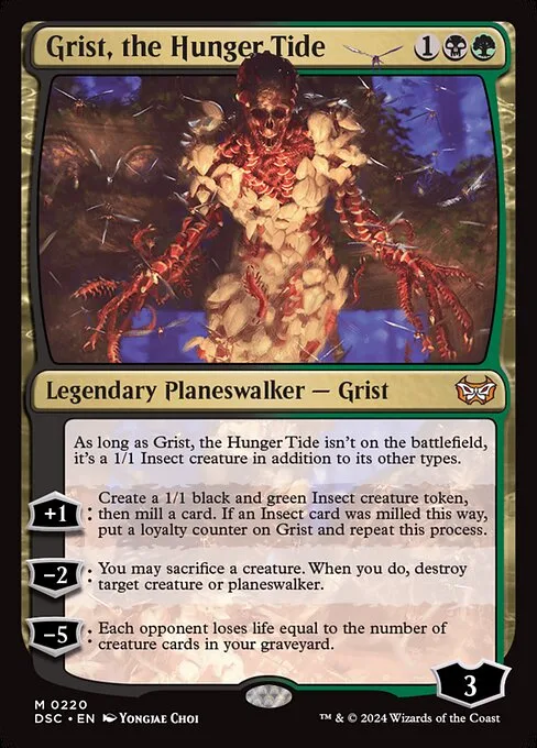 Grist, the Hunger Tide · Duskmourn: House of Horror Commander 220/373