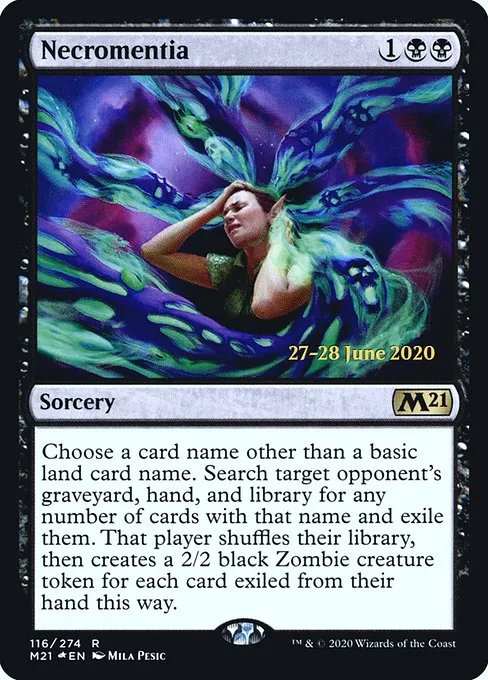Necromentia · Core Set 2021 Promos 116s/137