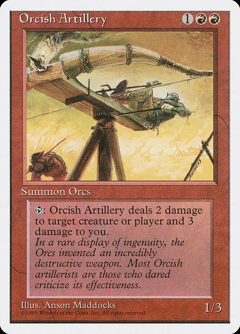 Orcish Artillery · Fourth Edition 214/380