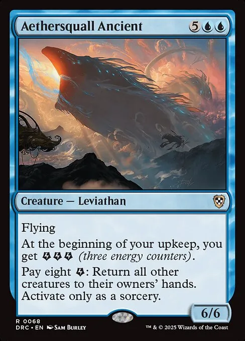 Aethersquall Ancient · Aetherdrift Commander 68/184