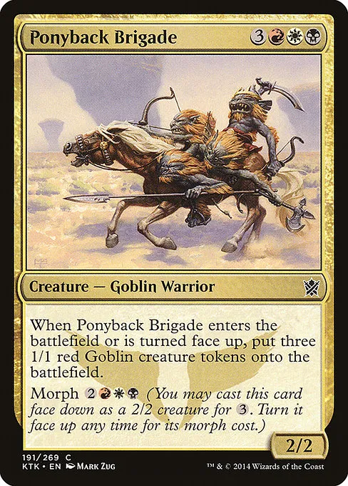 Ponyback Brigade · Khans of Tarkir 191/293