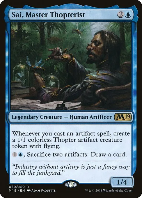 Sai, Master Thopterist · Core Set 2019 69/314