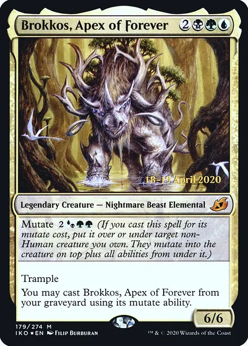Brokkos, Apex of Forever · Ikoria: Lair of Behemoths Promos 179s/137