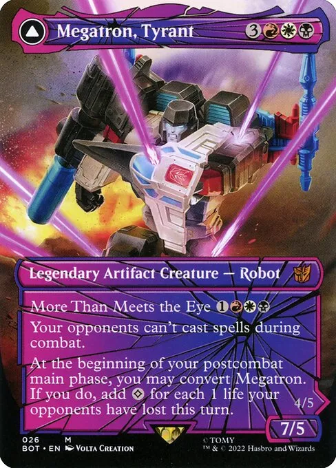 Megatron, Tyrant // Megatron, Destructive Force · Transformers 26/29