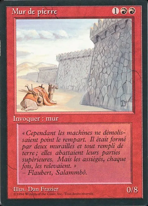 Wall of Stone · Foreign Black Border 184/307