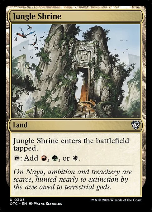 Jungle Shrine · Outlaws of Thunder Junction Commander 303/342