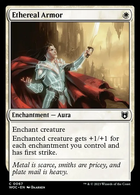 Ethereal Armor · Wilds of Eldraine Commander 67/173