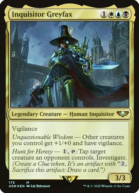 Inquisitor Greyfax · Warhammer 40,000 Commander 173/617