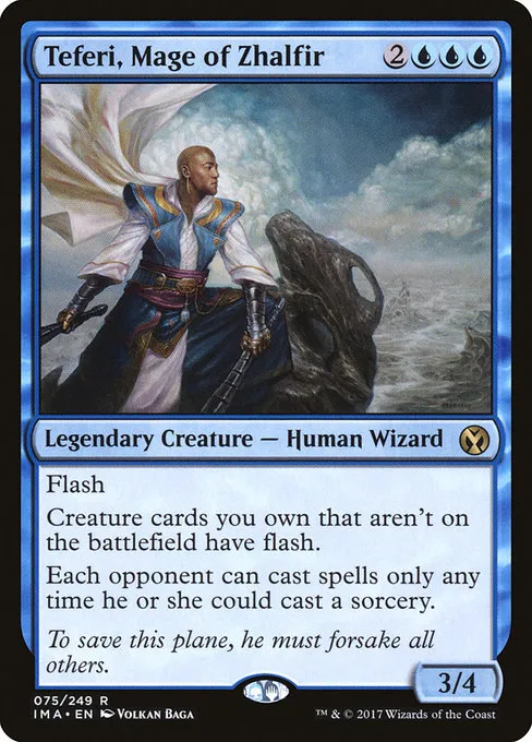 Teferi, Mage of Zhalfir · Iconic Masters 75/249