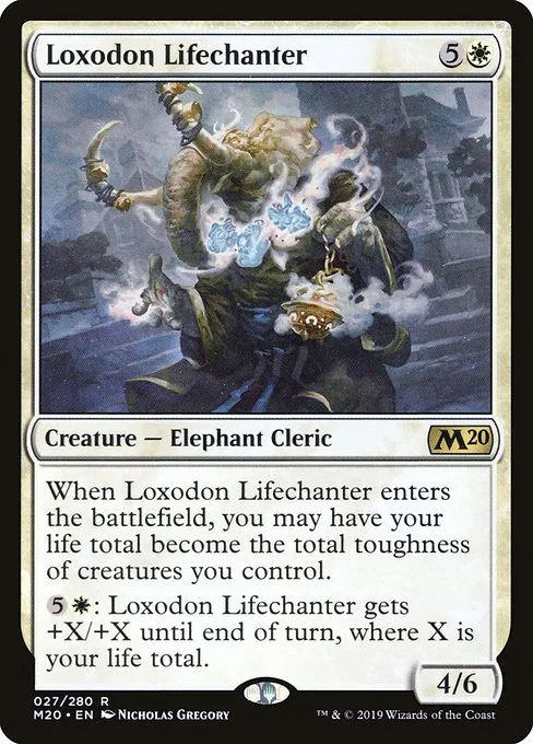 Loxodon Lifechanter · Core Set 2020 27/346