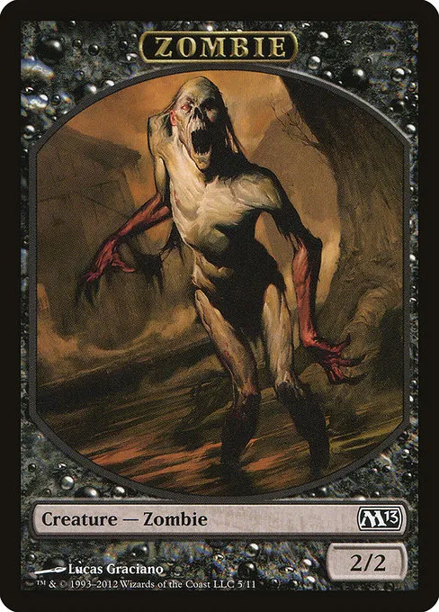 Zombie · Magic 2013 Tokens 5/11