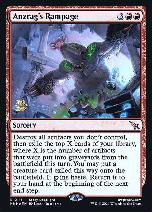 Anzrag's Rampage · Murders at Karlov Manor Promos 111s/180