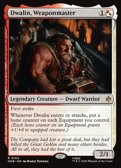 Dwalin, Weaponmaster · The Hobbit 154/39