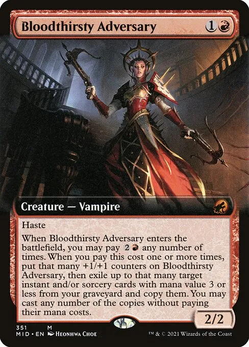Bloodthirsty Adversary · Innistrad: Midnight Hunt 351/399