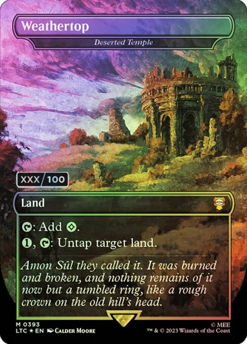 Deserted Temple · Tales of Middle-earth Commander 393z/591